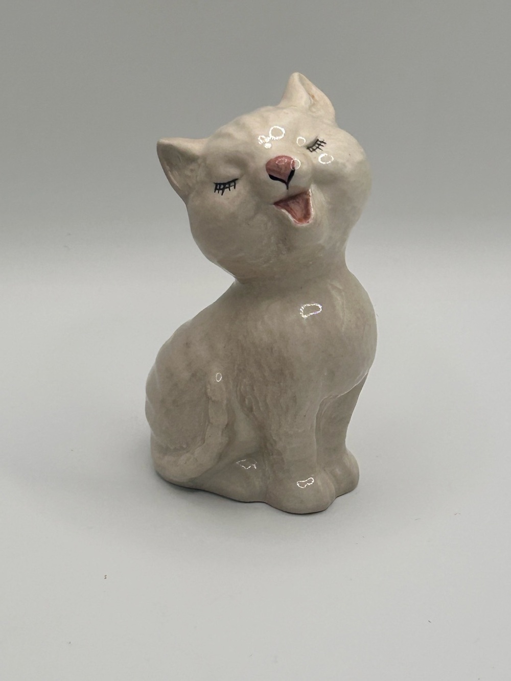 Beswick England Laughing Cat Figurine #2101 | Albert Hallam | Bone China